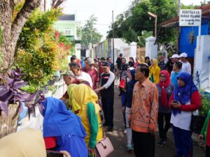 Walikota dan Wakil Walikota Metro Blusukan, Guna Penyuluhan Penyakit Demam Berdarah