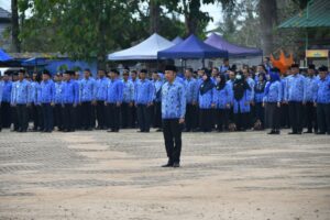 Upacara Bulanan Pemkot Metro