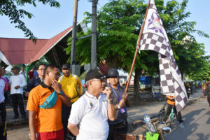 Sekda Kota Metro Lepas Sepeda Gowes Kagama