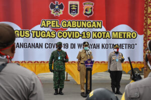 Apel Gabungan Sosialisasi, Bahas Covid-19 Belum Usai