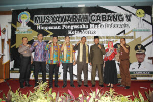 Walikota Metro Membuka Musyawarah Cabang V HIPMI