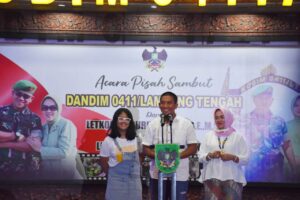 Lepas Sambut Dandim 0411/LT