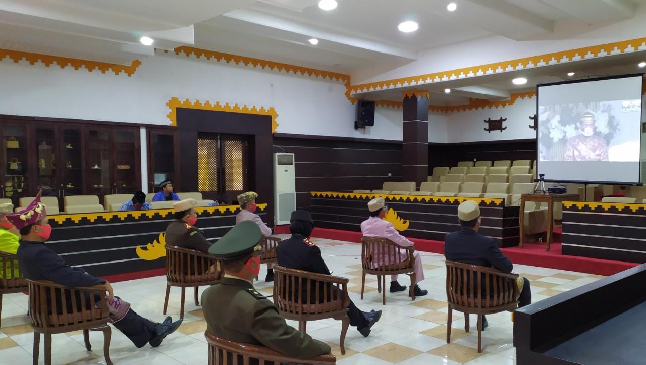 Pemerintah Kota Metro Ikuti Upacara Kenegaraan Secara Virtual