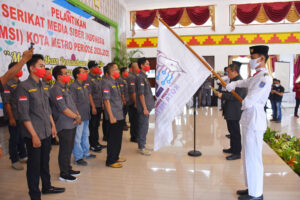 Pelantikan Ketua SMSI Kota Metro