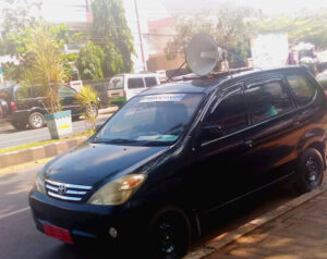 Sosialisasi New Normal dan Perwali No 39, Melalui Mobil Keliling Kominfo