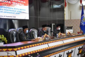 Penyampaian Raperda  Tentang Perubahan APBD Tahun Anggaran 2020