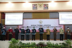 Walikota Metro Hadiri Sertijab Kepala Perwakilan BPK Provinsi Lampung