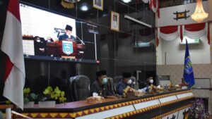 Rapat Paripurna Penyampaian Raperda APBD Tahun 2021