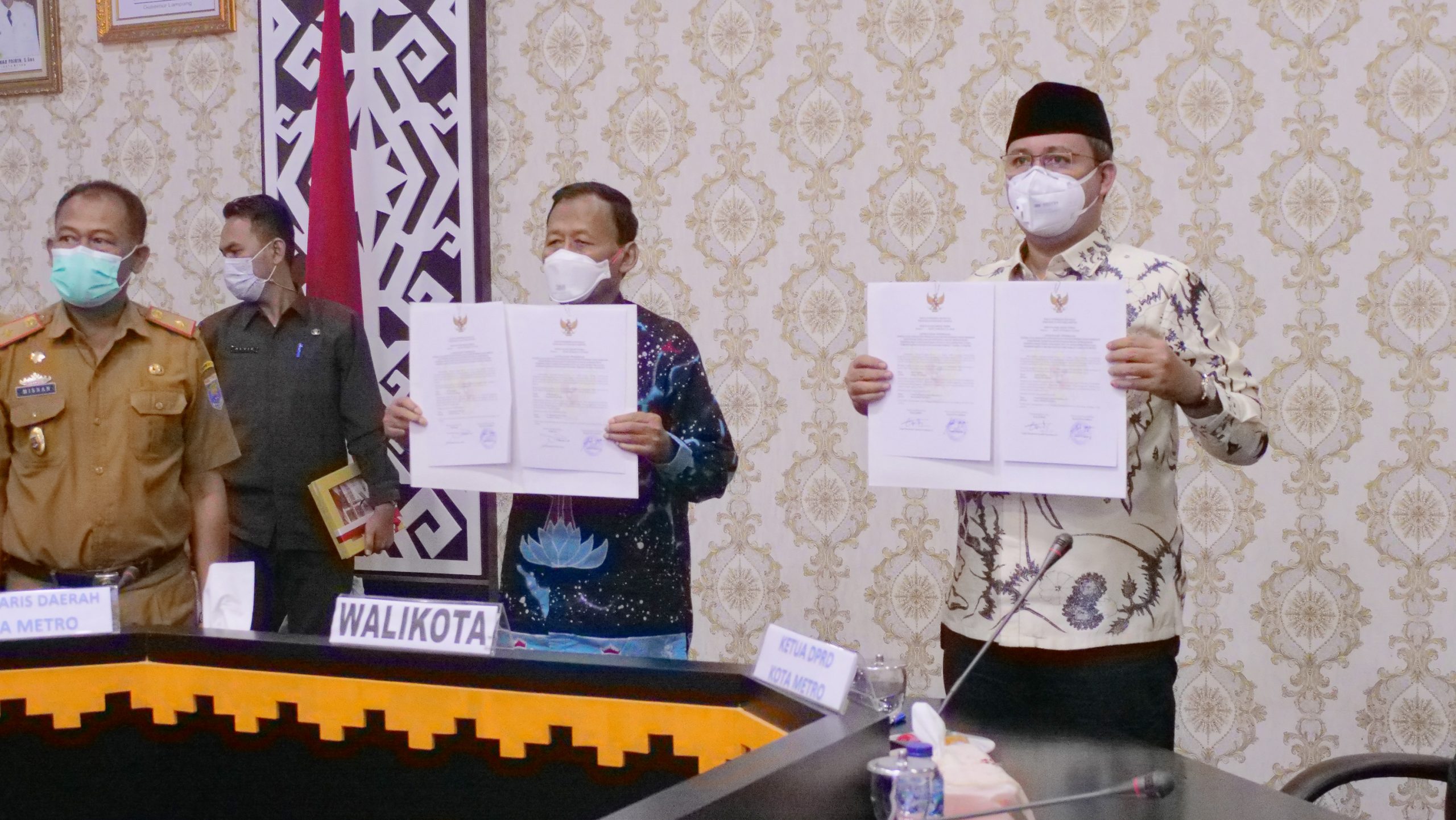 Penyerahan LKP Atas Laporan Hasil Pemeriksaan Tahap II Tahun 2020