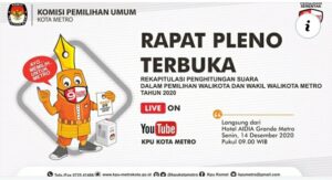 Wahdi dan Qomaru, Resmi Menjadi Walikota dan Wakil Walikota Terpilih Kota Metro