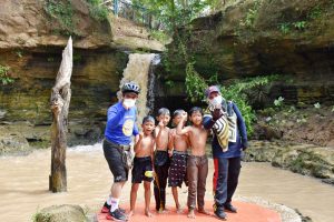 Walikota Metro, Tinjau Wisata Padas Grojok dan GOR Rejomulyo