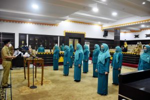 Walikota Metro Melantik Pengurus TP PKK Kota Metro