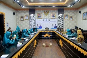 Pemkot dan TP-PKK Kota Metro, Ikuti Rakerda TP-PKK Provinsi Lampung 2021