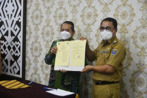 Penandatangan MoU, Walikota Metro Dengan Rektor Malahayati Terkait Pendidikan