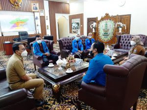 Audiensi : Wahdi Minta Acara PMII Kota Metro Mendatang Dievaluasi