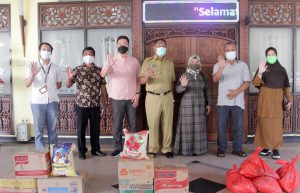 Pemkot Metro Terima Bantuan CSR Berupa Sembako