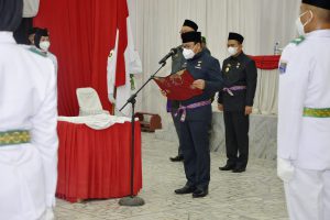 Walikota Metro Kukuhkan 31 Anggota Paskibraka Tahun 2021