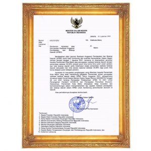 Unggul Secara Nasional, Kota Metro Diberikan Apresiasi Oleh Mendagri Dalam Realisasi APBD Penanggulangan Covid-19