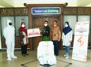 Pemerintah Kota Metro Terima CSR Bank Eka