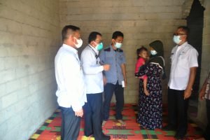 Walikota dan Wakil Walikota Metro Kunjungi Warga Pengidap Penyakit Jantung