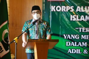 Wahdi Hadiri Musda ke-VII Korps Alumni Himpunan Mahasiswa Islam Kota Metro