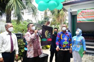 Sekda Kota Metro Hadiri Launching System Informasi Digital AgroCeria