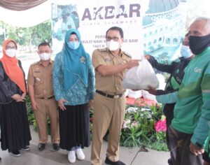 Peringati Maulid Nabi Muhammad SAW 1443 H, Pemkot Metro Gelar Kegiatan Sedekah Akbar