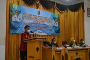 Sekda Kota Metro Membuka Sosialisasi dan Koordinasi Pemilu dan Pilkada Serentak Tahun 2024