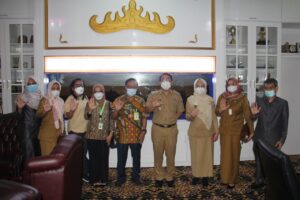 Walikota Metro Kedatangan Tim Kementerian Kesehatan RI