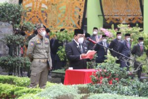 Pemkot Metro Gelar Upacara Peringati Hari Pahlawan Tahun 2021