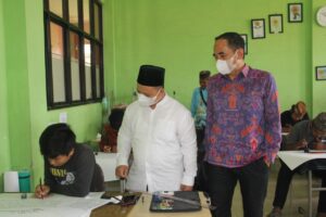 Kunjungan Kabag Kesra dan Kasi Bimas Islam, Ke Mimbar Perlombaan MTQ ke-48