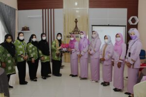 Ketua GOW Metro Sambut Kunker GOW Musi Rawas