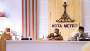 Rapat Evaluasi PPKM Level 1 dan Optimalkan KTN Kota Metro