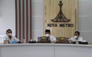Walkot Metro Ajak Sharing Camat dan Lurah di Kecamatan Metro Barat