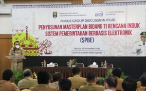 Walikota Metro Buka Focus Group Discussion: Semoga Dapat Memberikan Arah Bagi Pengelolaan SI dan TI