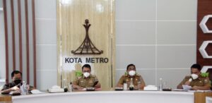 Walikota Metro Pimpim Rapat Perubahan Tata Ruang Wilayah