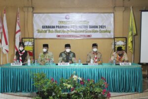 Ka. Mabicab Kota Metro Hadiri Pembukaan Rakercab Gerakan Pramuka Kota Metro