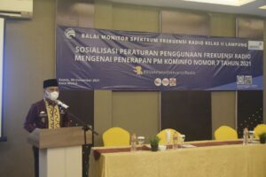 Qomaru Buka Sosialisasi Perizinan Penggunaan Spektrum Frekuensi Radio