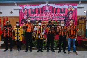 Wahdi Hadiri Rakercab MPC Pemuda Pancasila Kota Metro
