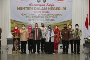 Walikota Metro Hadiri Monitoring, Evaluasi Program dan Kegiatan Strategis di Provinsi Lampung