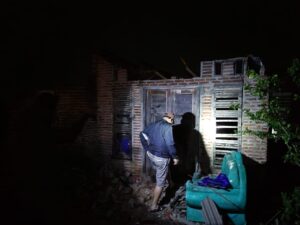 Pemerintah Kota Metro Tinjau Daerah Tertimpa Angin Kencang