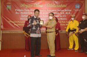 Walikota Metro Hadiri Anjau Silau/Silaturahmi dengan Kerajaan Sekala Brak