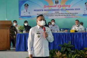 Qomaru Zaman Berikan Arahan Pada Musrenbang Kelurahan Tahun 2022 di Margorejo