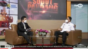 Terkait Penanganan Covid-19, Walikota Metro Jadi Narasumber di TVRI Lampung