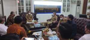 Audiensi Walikota Metro bersama Tim BPKP, Terkait Penanganan Covid-19 dan Pemulihan Ekonomi