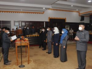 Qomaru Zaman, Lantik 5 Pejabat Pimpinan Tinggi Pratama