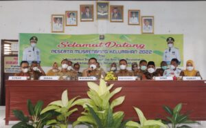 Walikota dan Wakil Walikota Metro Hadiri Musrenbang Kelurahan Tahun 2022 di Banjarsari