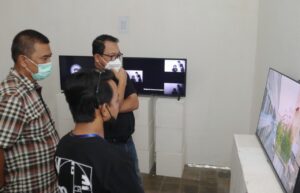 Pembukaan Visual Art Exhibition dan Ohana Cafe oleh Walikota Metro