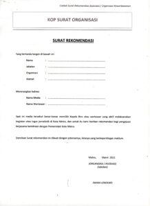 Pengumuman Pengajuan Kerja Sama Media Online Dengan Pemerintah Kota Metro Tahun Anggaran 2022