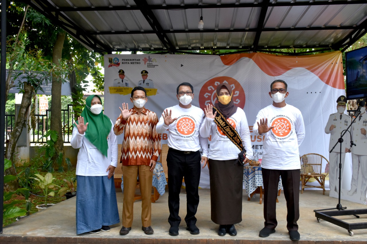 Walikota Metro dan Bunda Literasi Kota Metro Hadiri LCC Kebudayaan dan Permuseuman di RIS Dokter Swoning